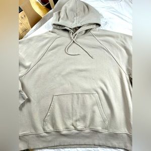 Unisex pullover hoodie by H&M Divided , size XL in a Taupy cream color.